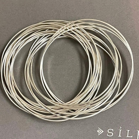 Silpada Salute Sterling Silver 21 Bangles - Picture 7 of 7